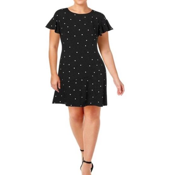 NWT Lauren Ralph Lauren Kayson polka dot dress - Picture 1 of 6